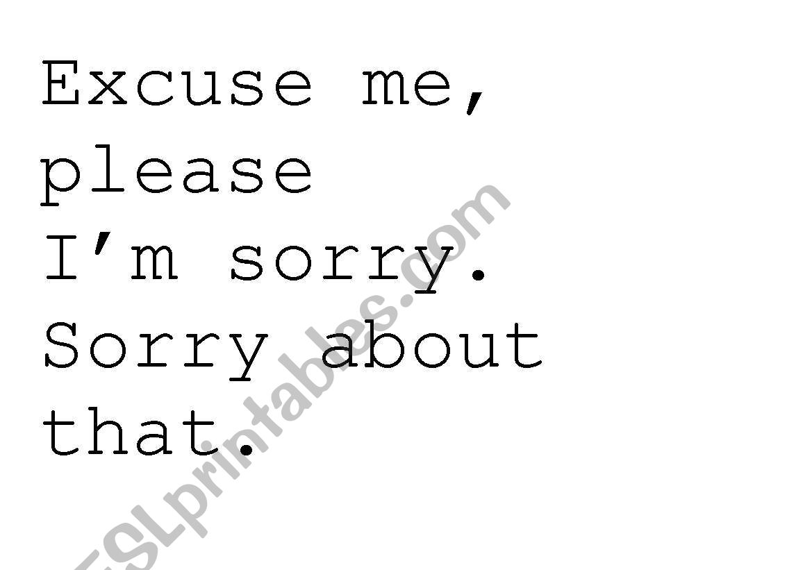 Classroom language worksheet