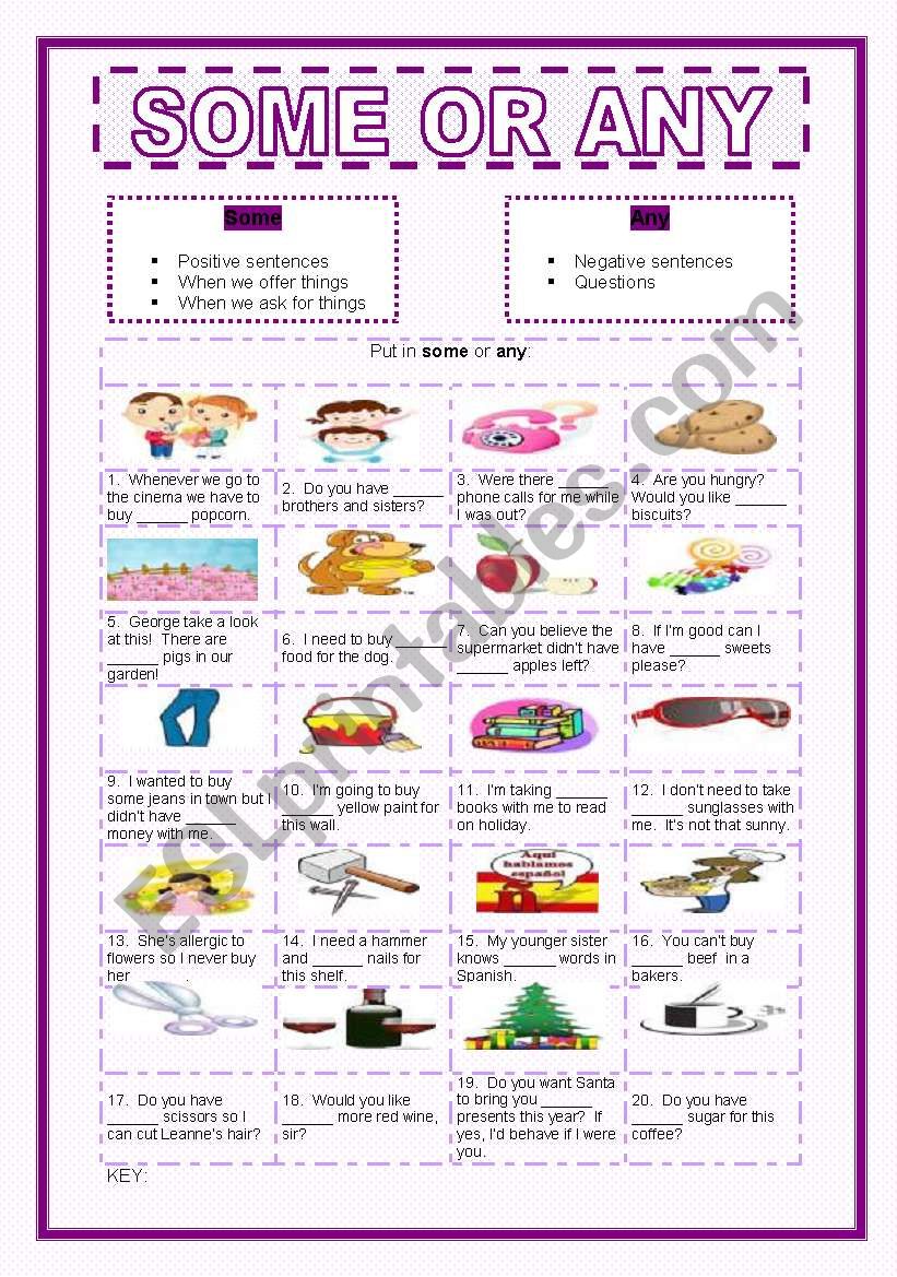 Some any worksheet for kids. Some any food. Some or any Worksheets. Some any Worksheets for Kids. Рисунок food some/any.