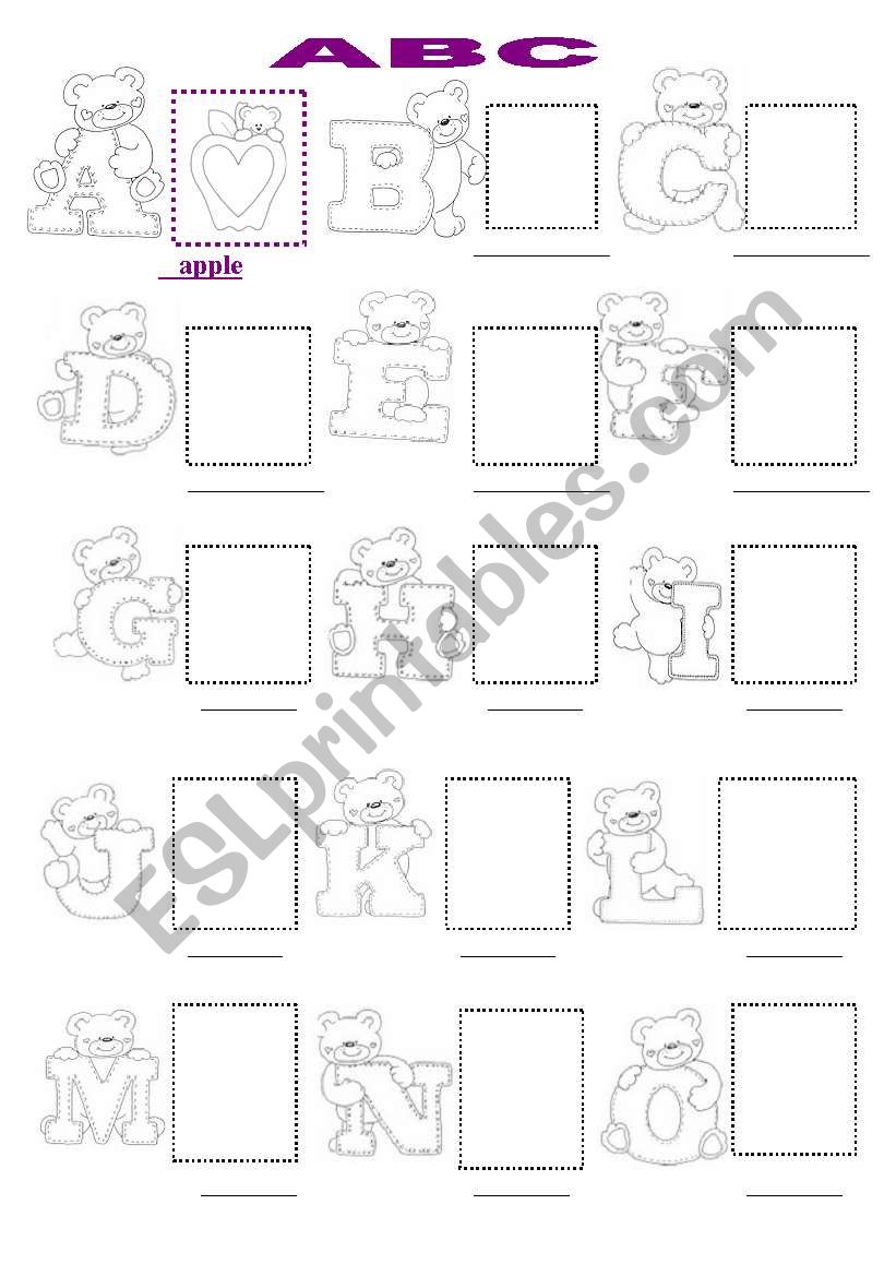 ABC worksheet