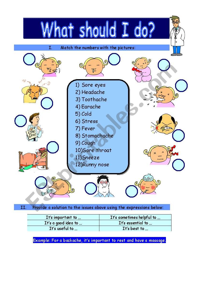 What should I do? worksheet