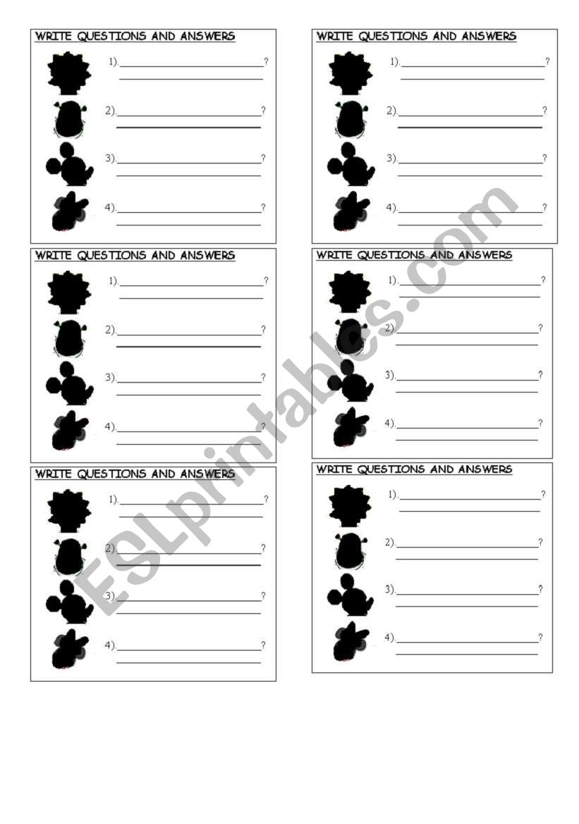 Whos he? Whos she? worksheet