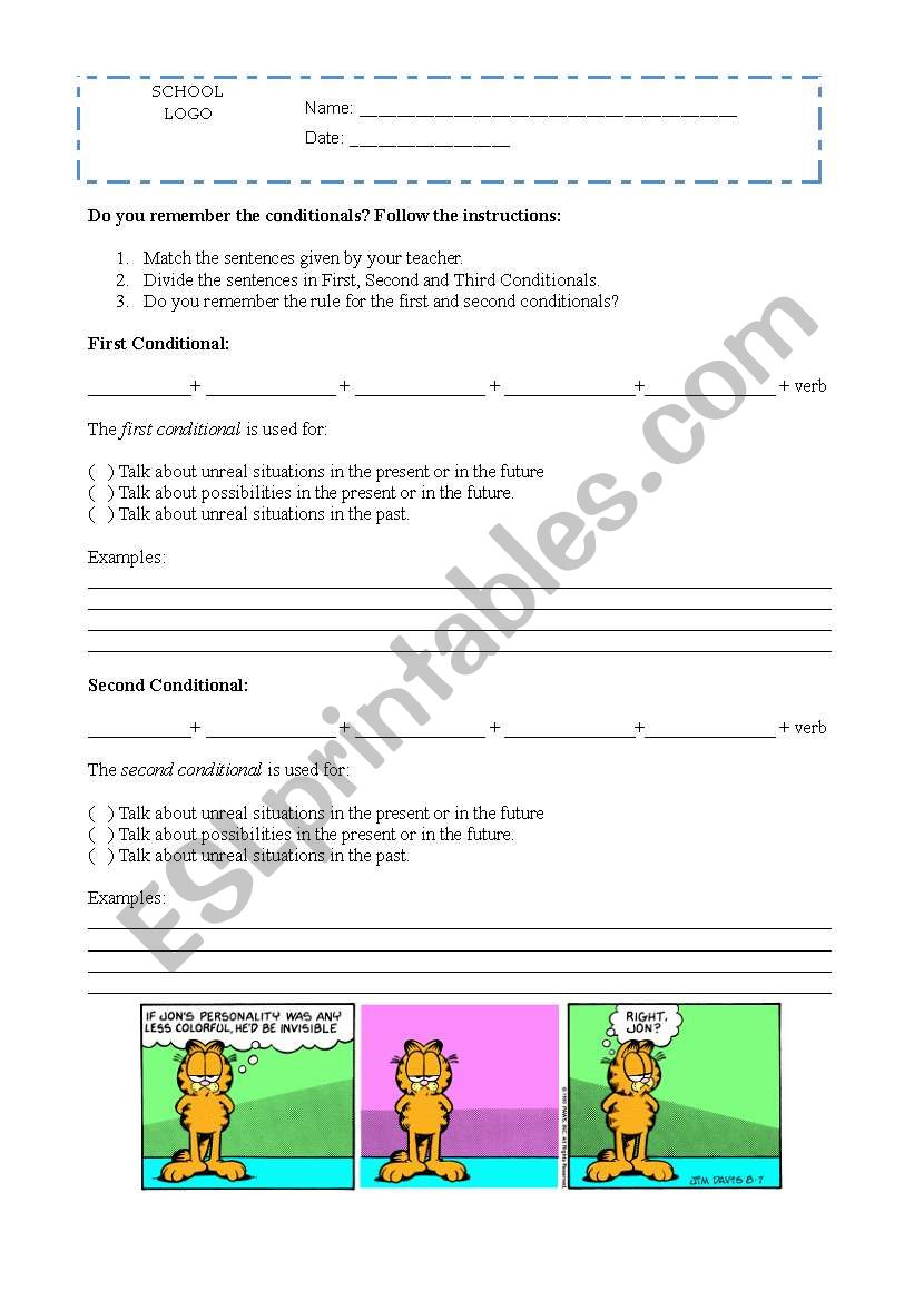 Conditionals class - part II worksheet