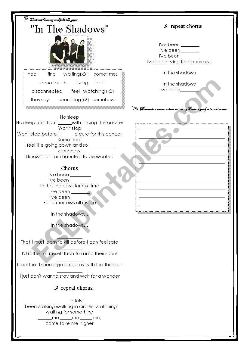 Present perfect continuous_02 worksheet