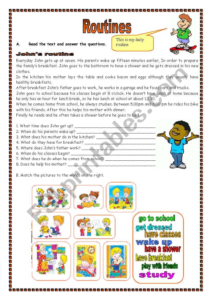 Routines (02.08.09) worksheet