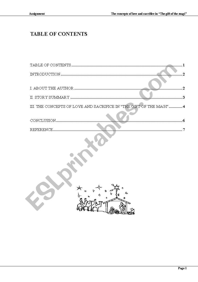 American English worksheet