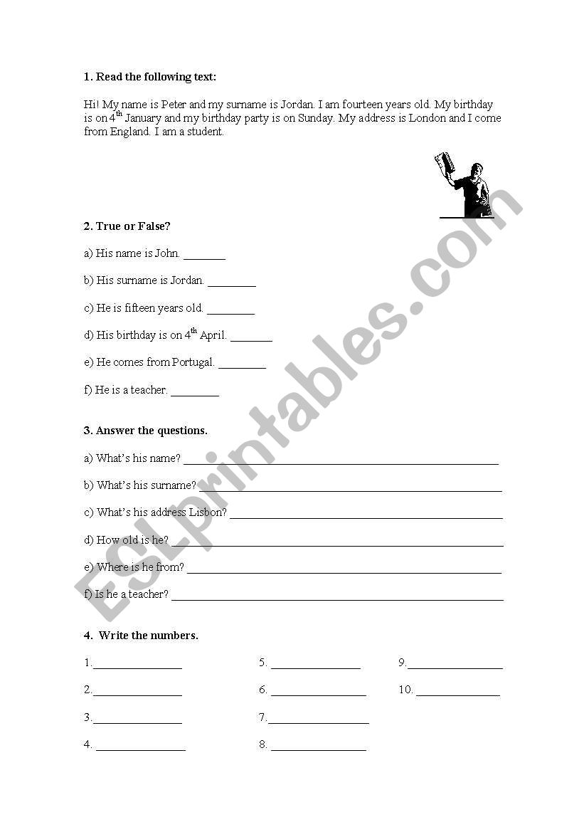 Worksheet worksheet