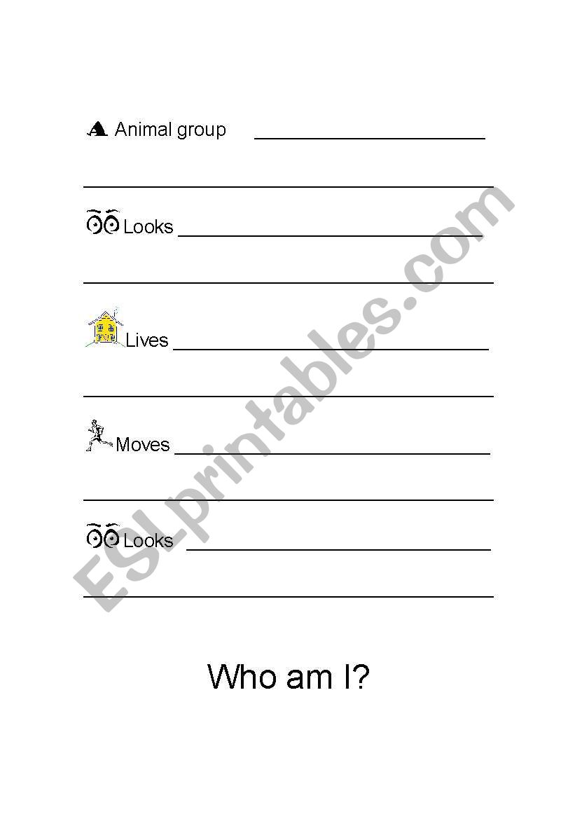 animal who am outline worksheet