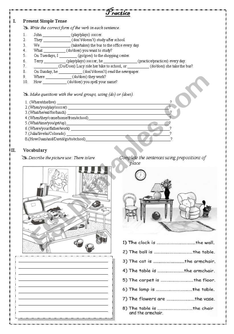 Practice_present simple worksheet