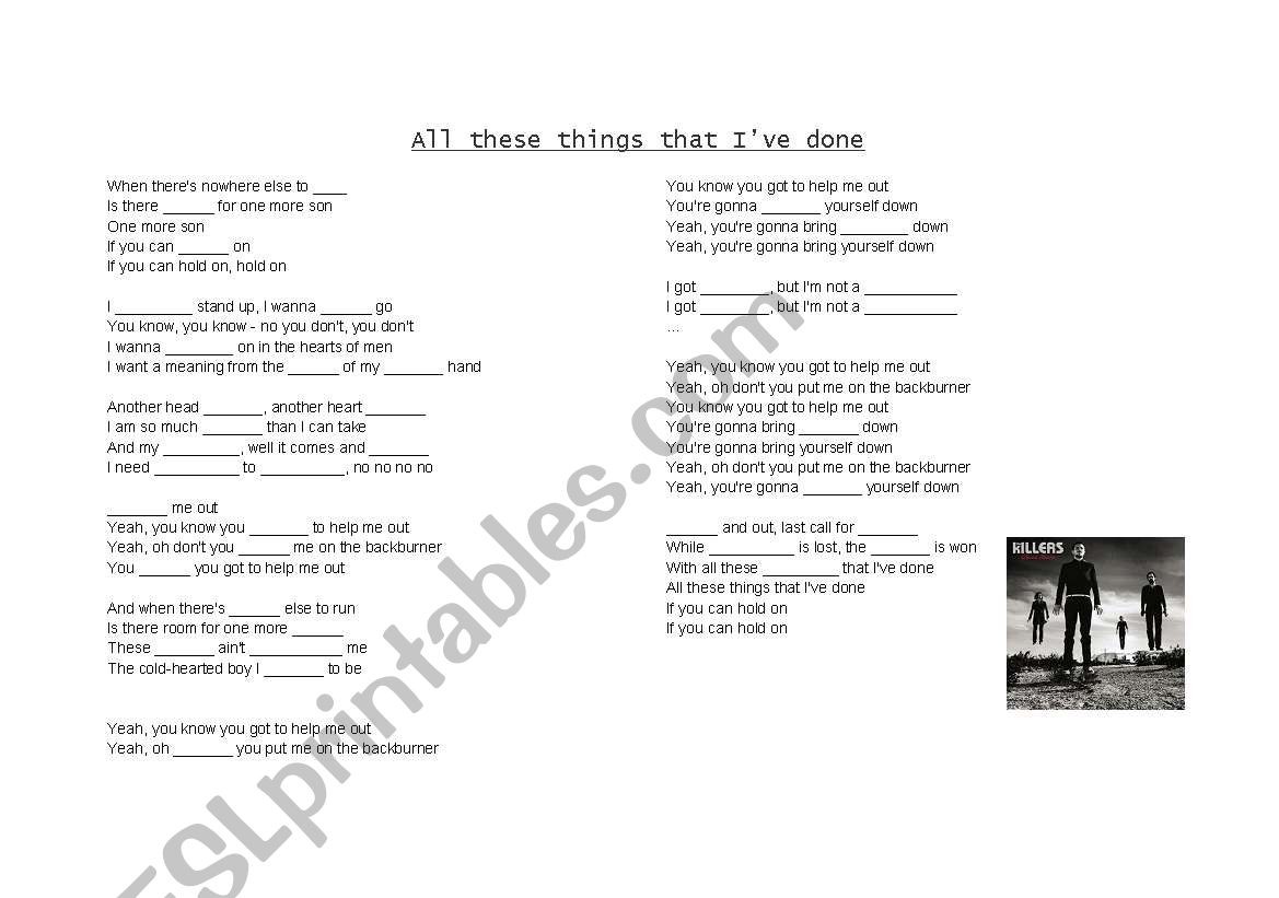 Listening - All these things that ive done