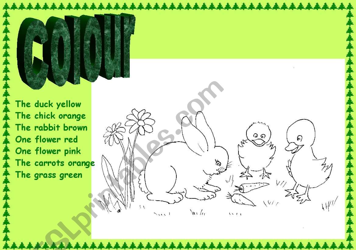 colour farm animals worksheet