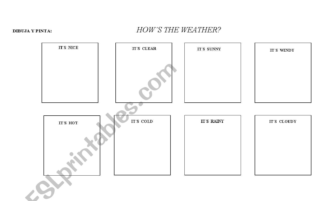 weather worksheet