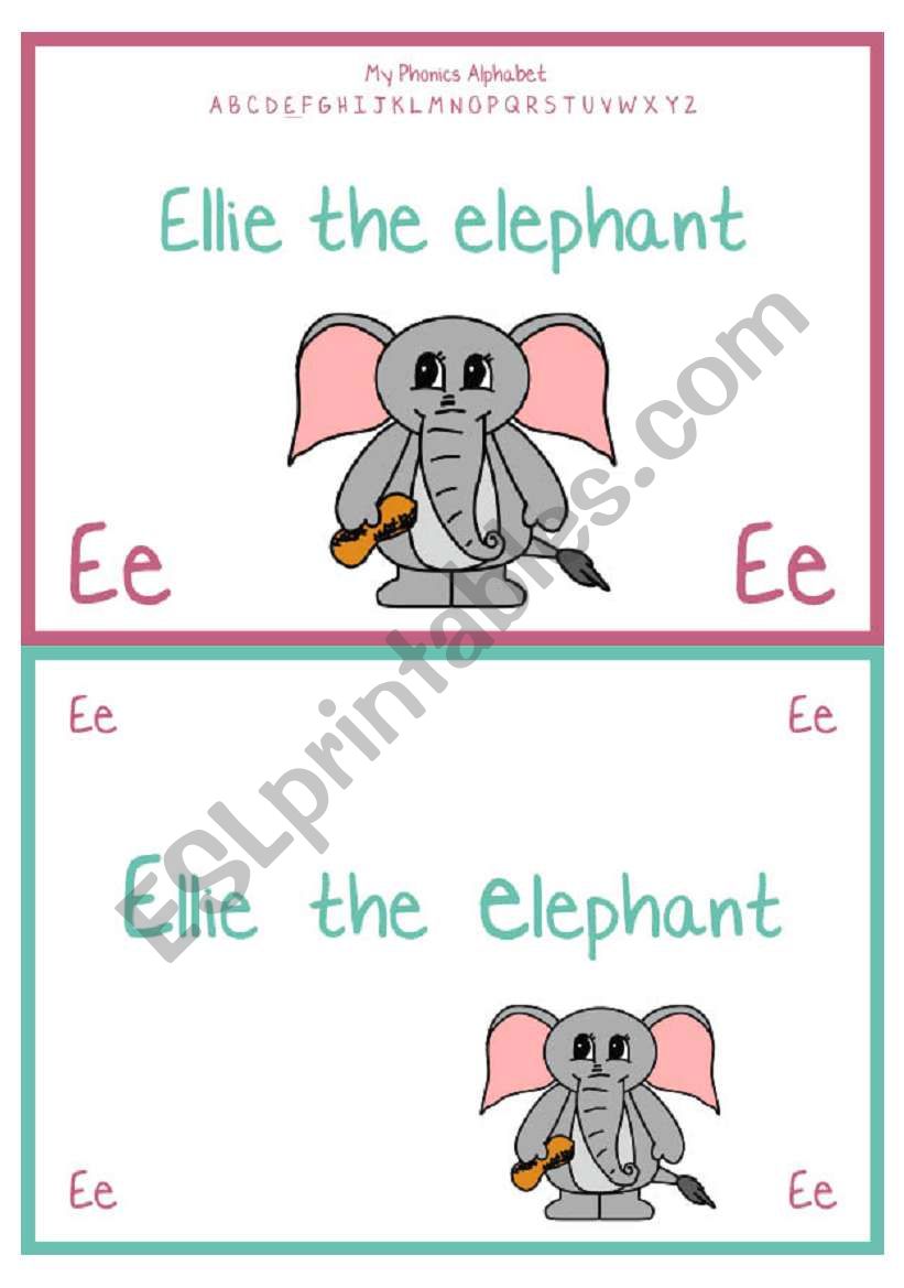 Phonics - Alphabet worksheet