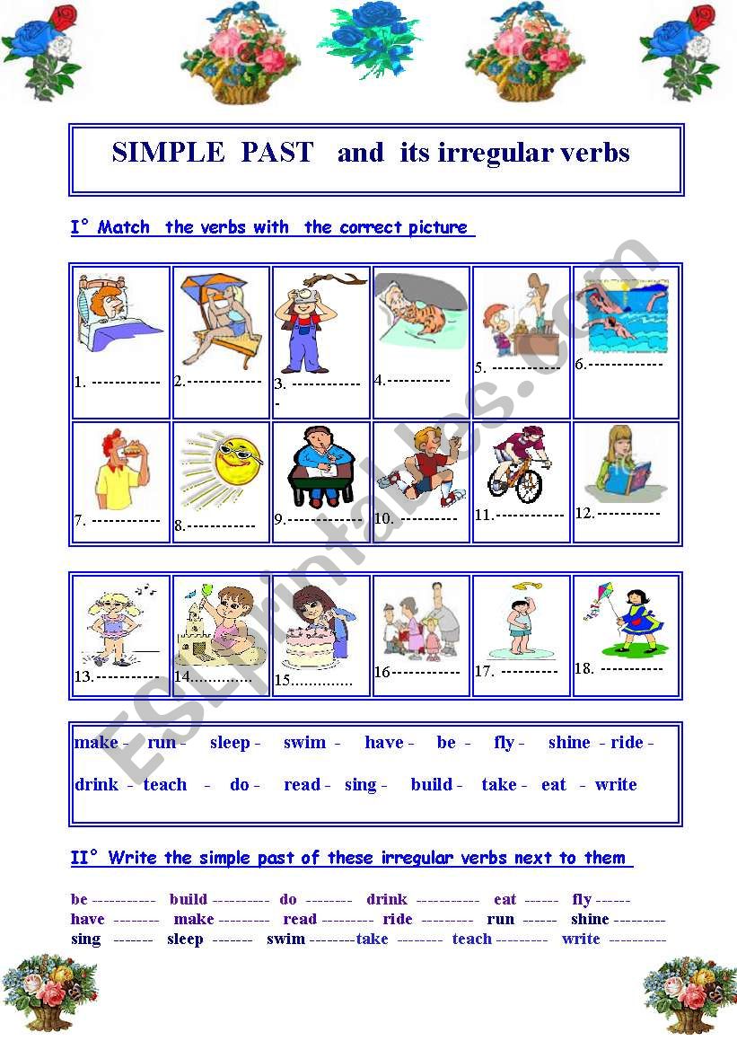 Simple Past and its irregular verbs 