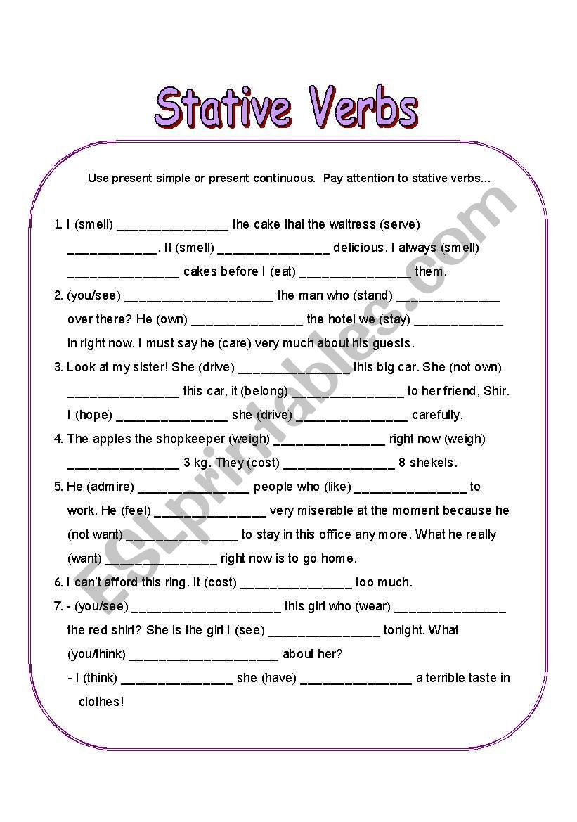 stative-verbs-with-keys-added-worksheet-free-esl-printable-worksheets-made-by-teachers-verb