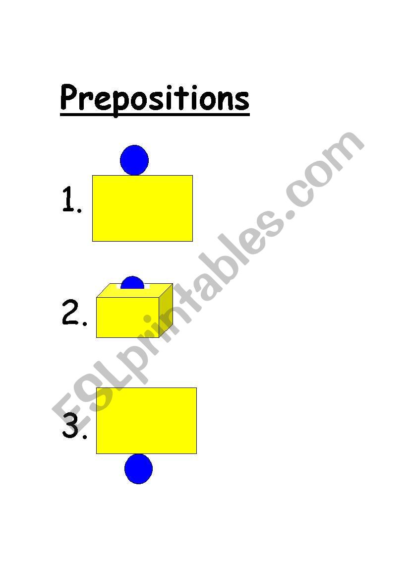 Prepositions worksheet worksheet