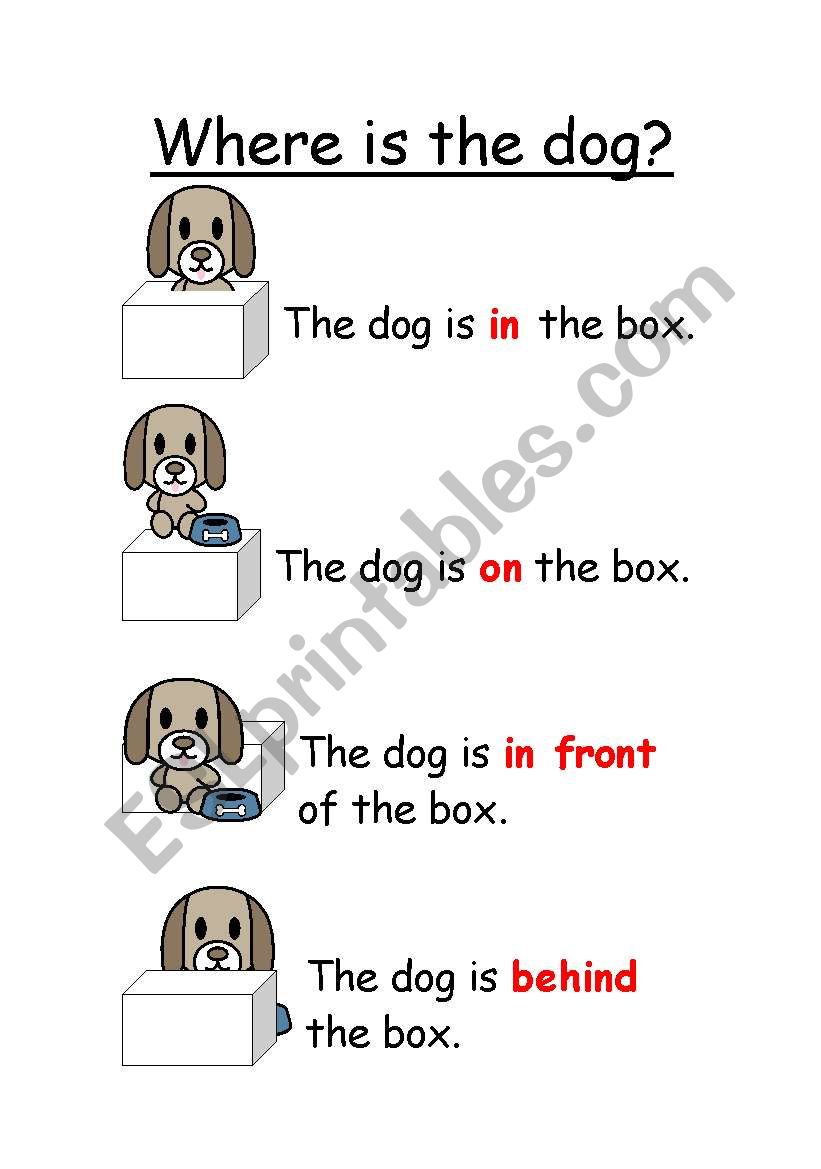 Prepositions Notes worksheet