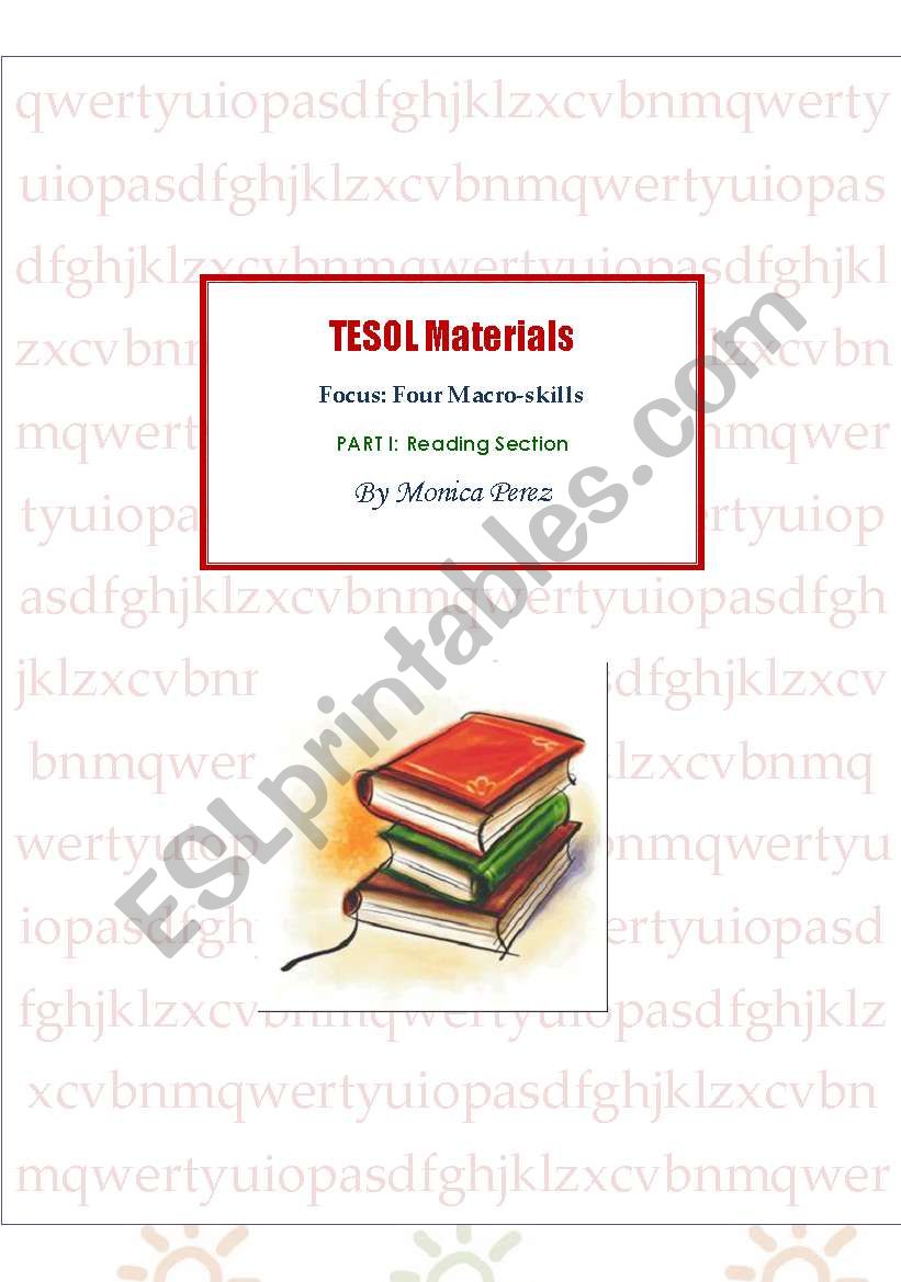 TESOL ideas: Reading games, worksheets, ideas and useful websites.