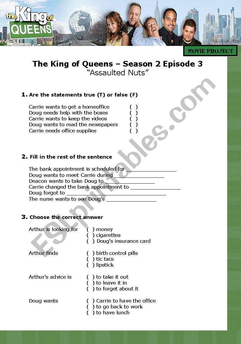 MOVIE PROJECT - The King of Queens 