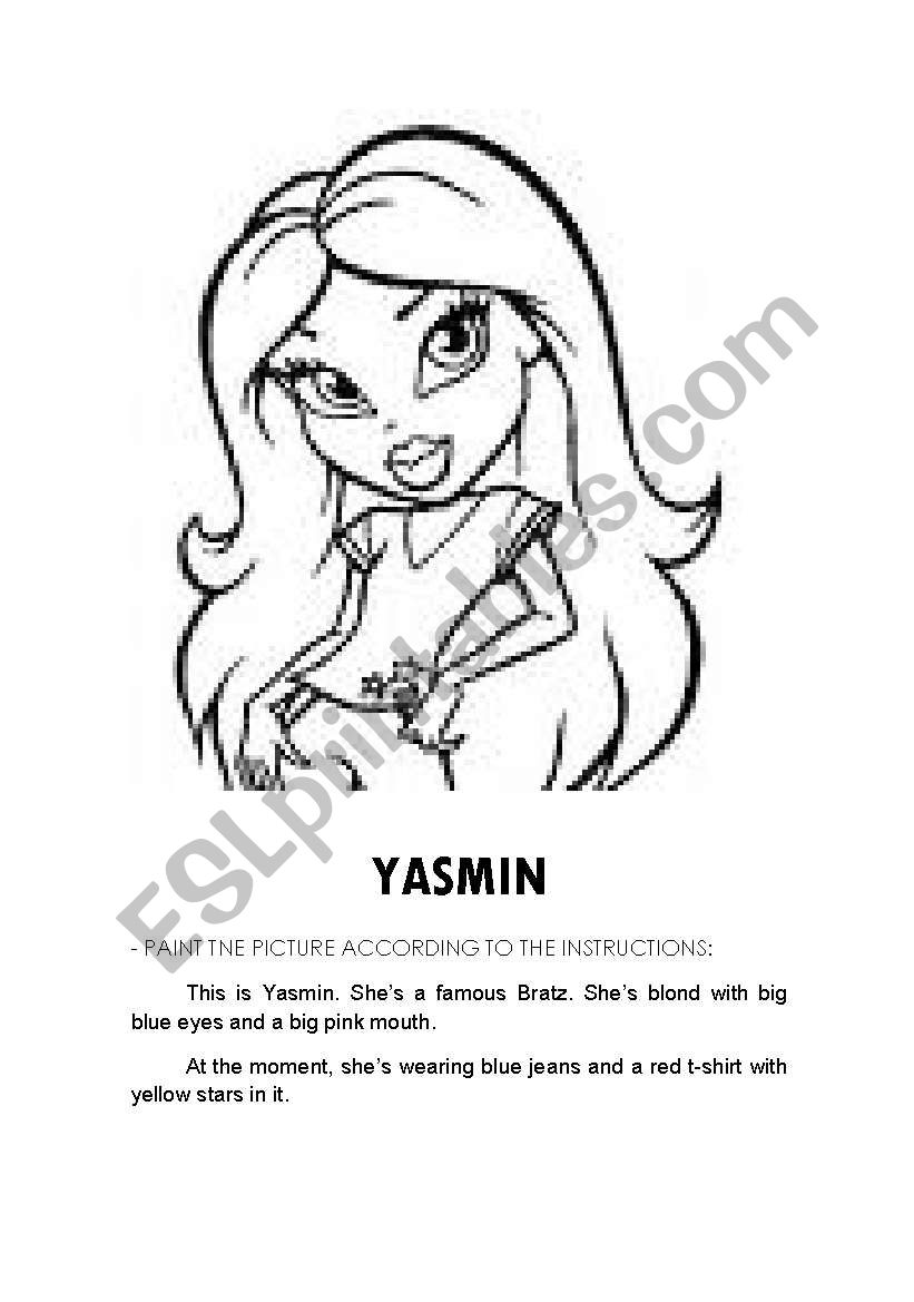 read and paint worksheet