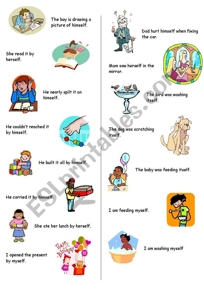 pronouns worksheet