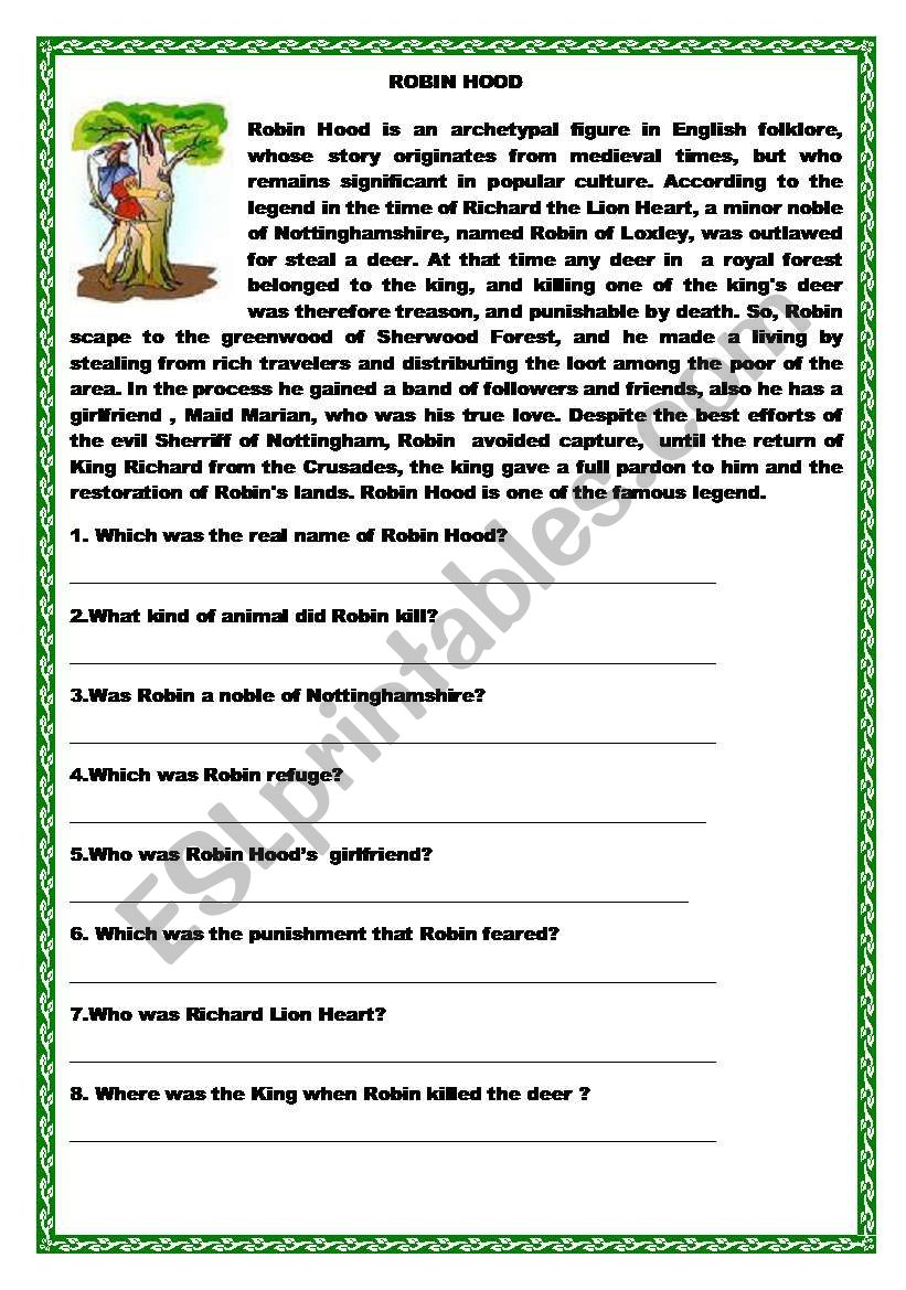 wh question reading comprehension worksheets