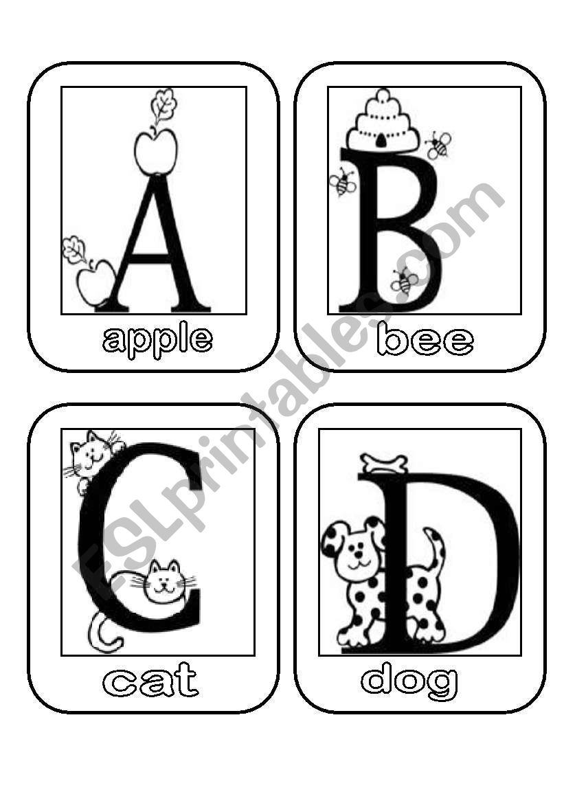 THE ALPHABET worksheet