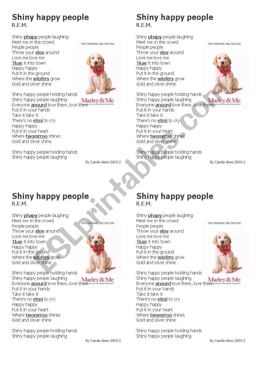 Shiny Happy People - Song By R.E.M.