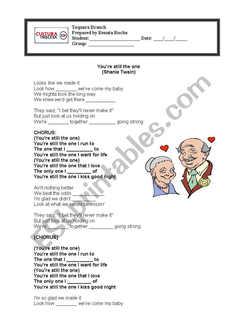 YouÂ´re Still the One - Shania Twain