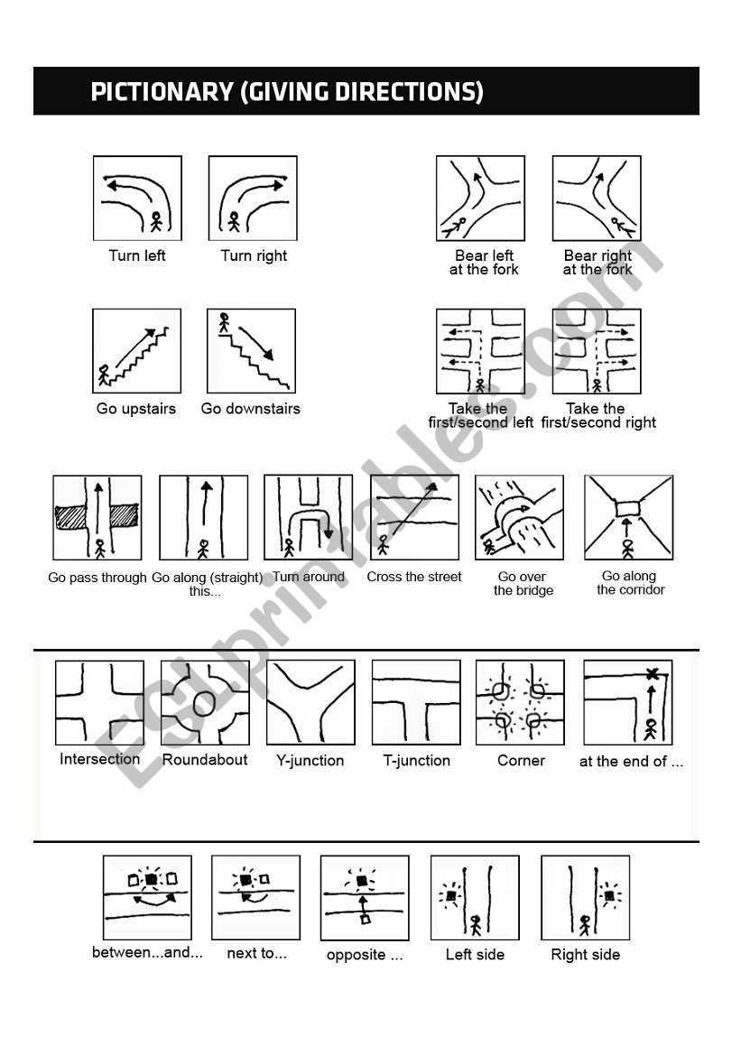 Giving Directions 1 (Pictionary)
