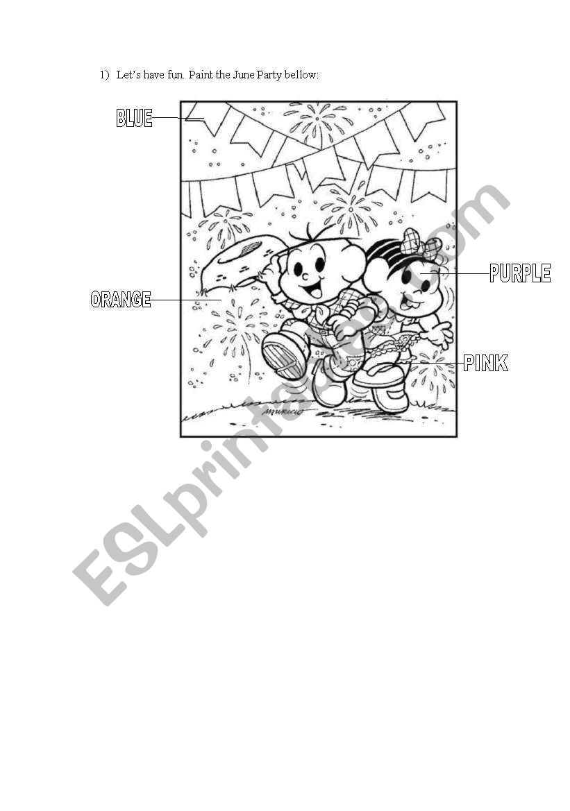 Colours Exercises worksheet