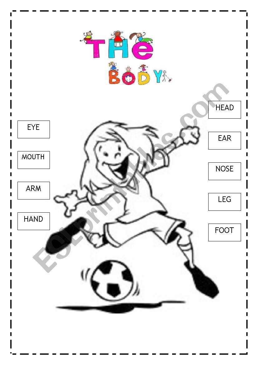 Body Parts worksheet