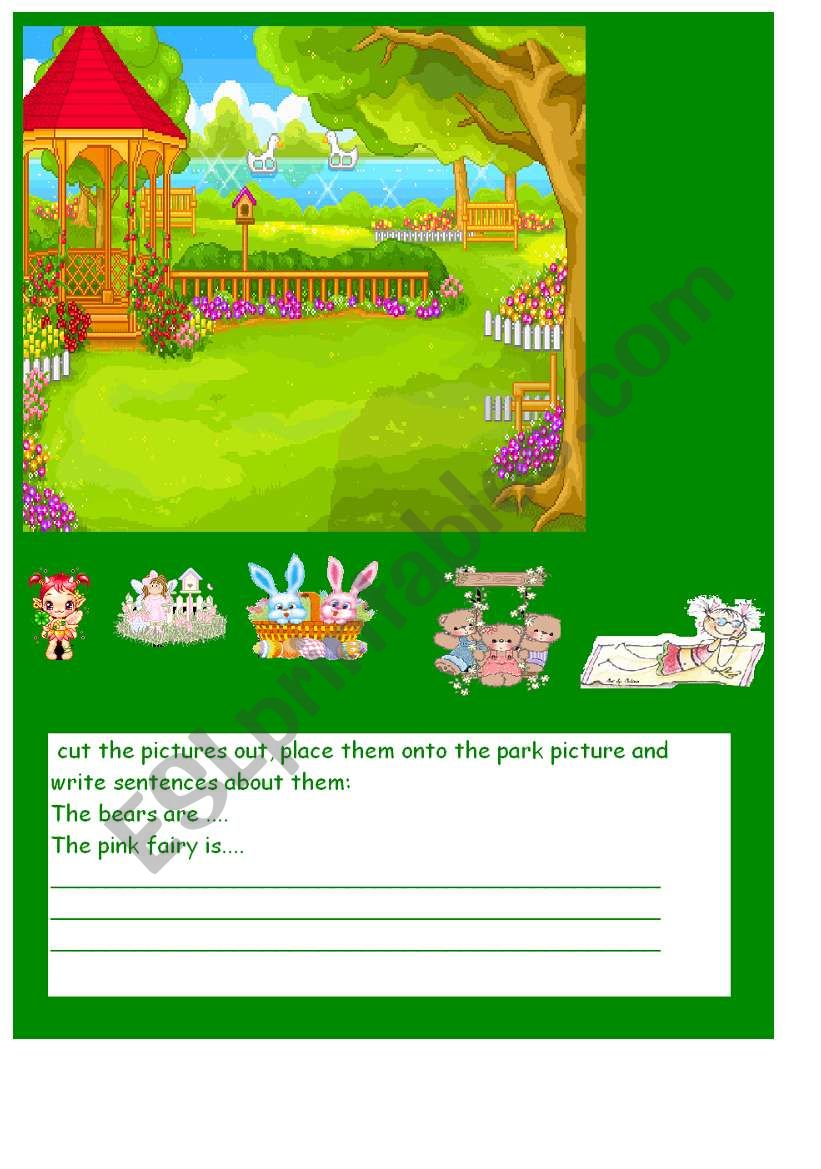 in the park worksheet