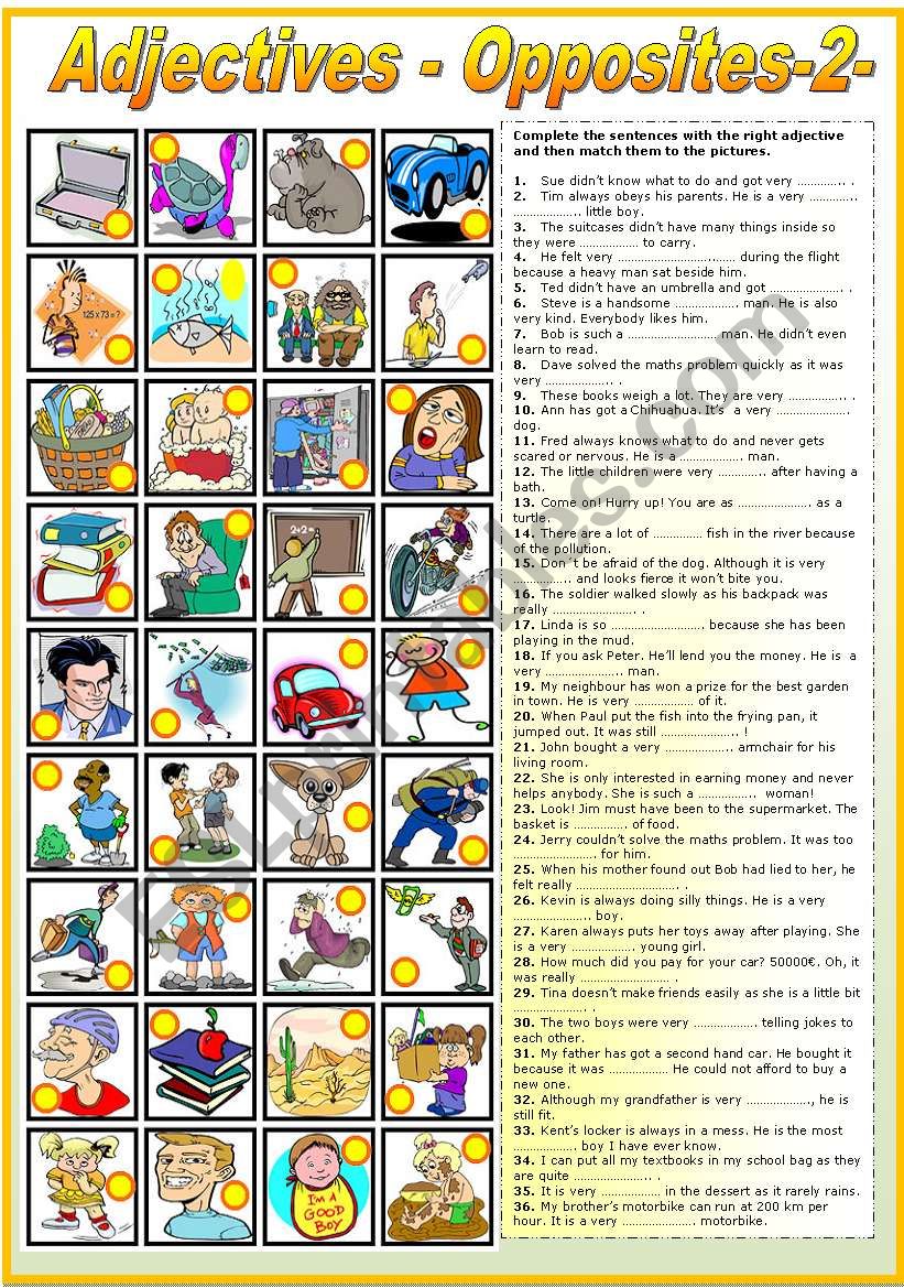 opposite-adjectives-exercises-2-b-w-version-included-esl-worksheet-by-katiana