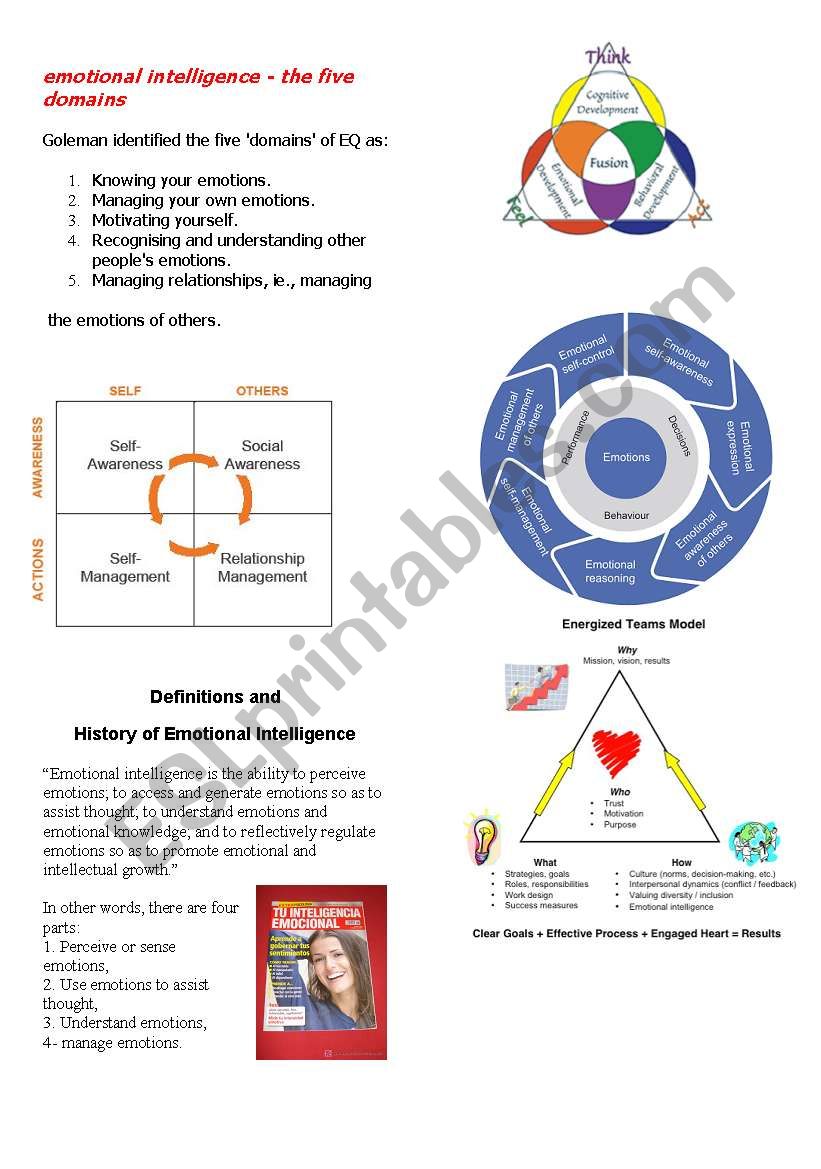 Emotional worksheet