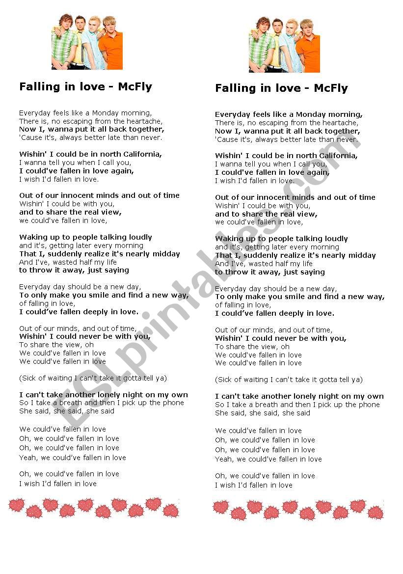 Falling in Love - Song by McFly