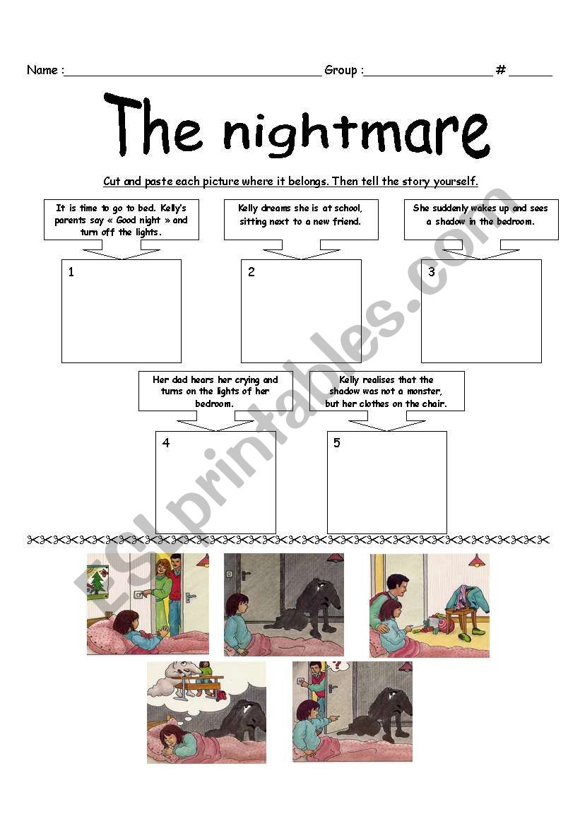 The nightmare worksheet