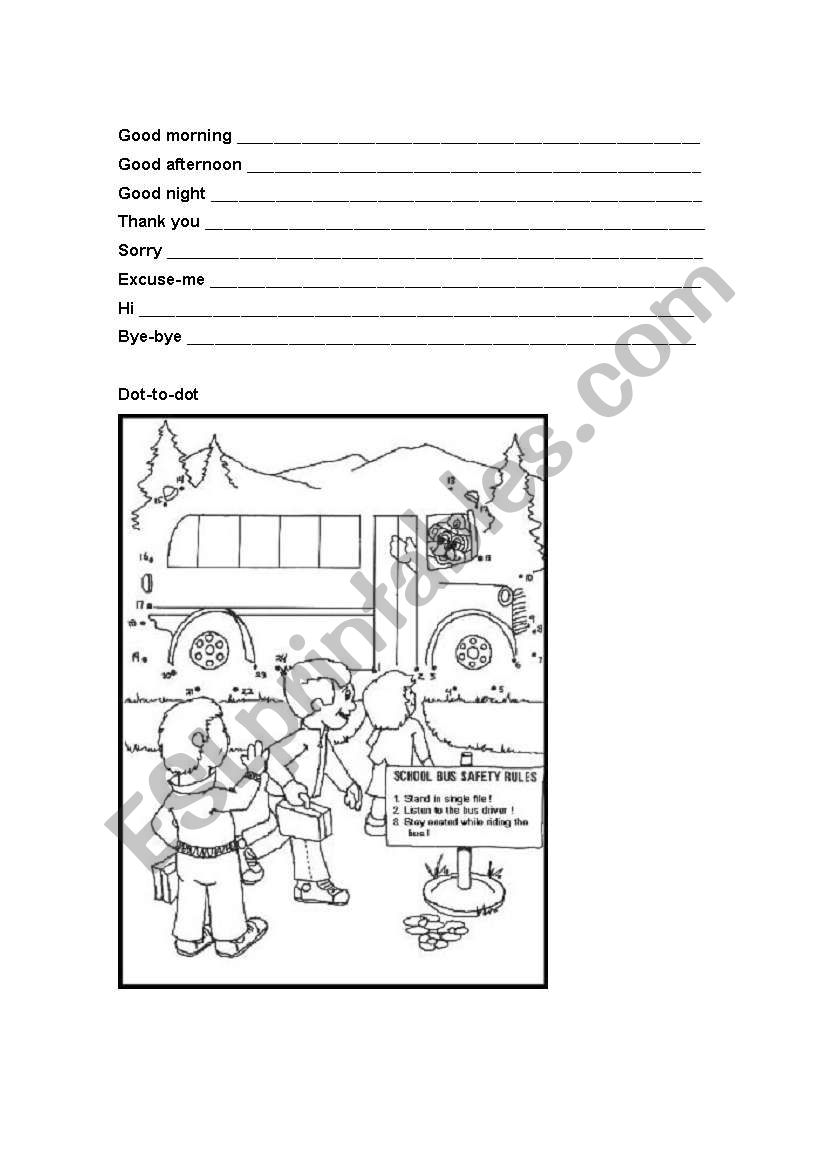 Intro Class worksheet