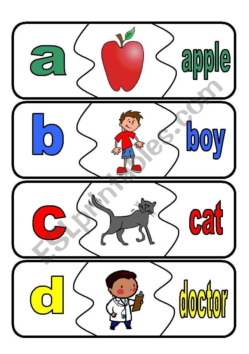 alphabet worksheet