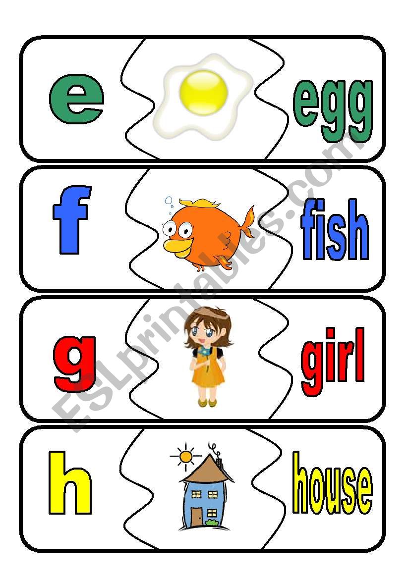 alphabet worksheet