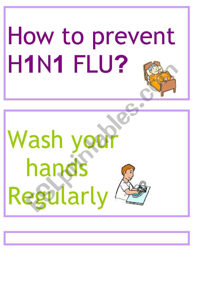 How to prevent H1N1 flu? worksheet