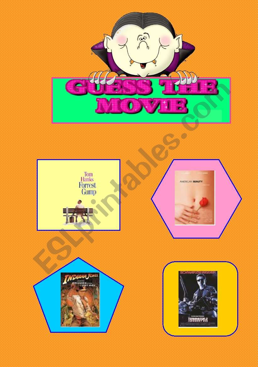 GUESS THE MOVIE -PART 2 worksheet