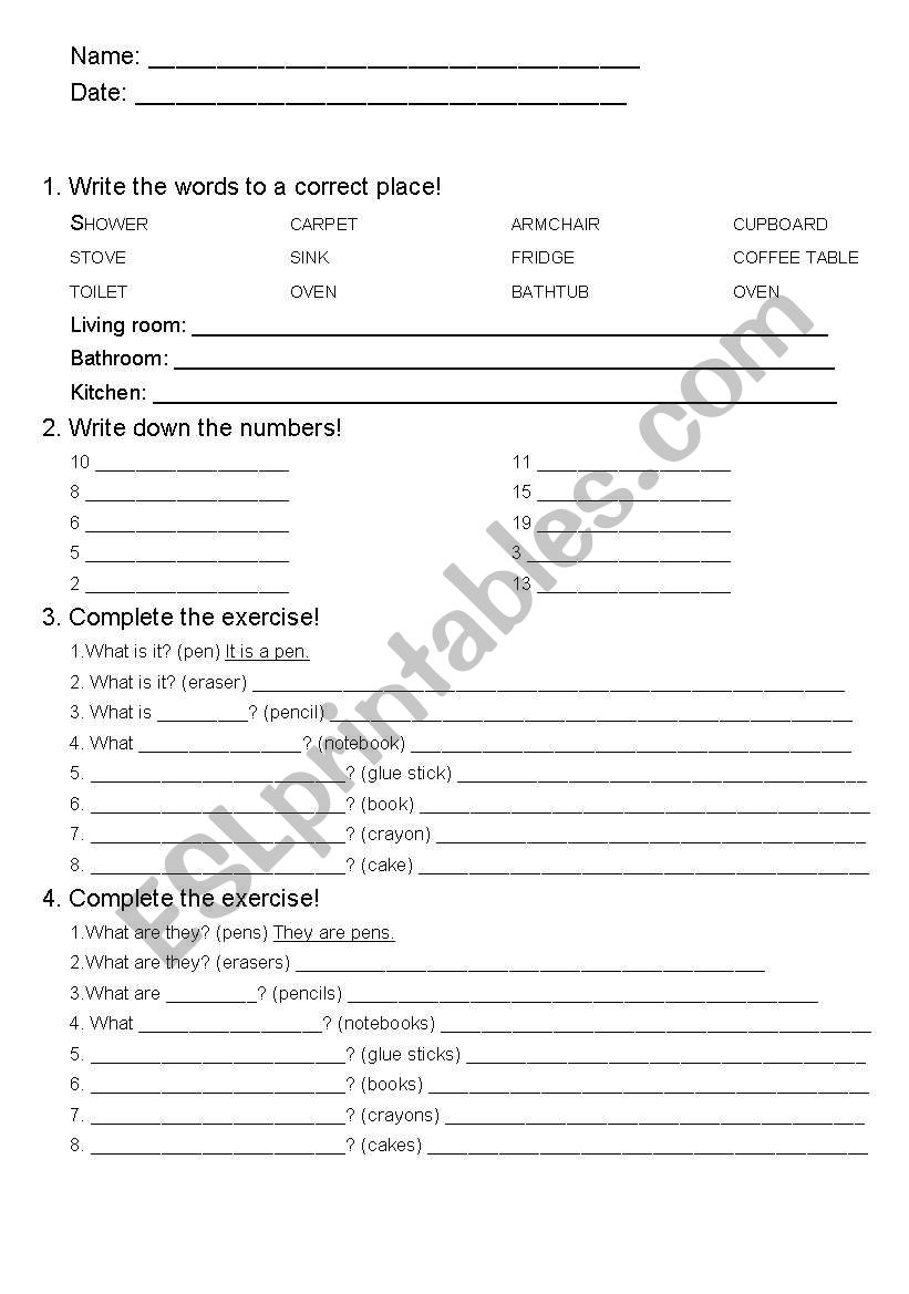 Present Simple exercises worksheet