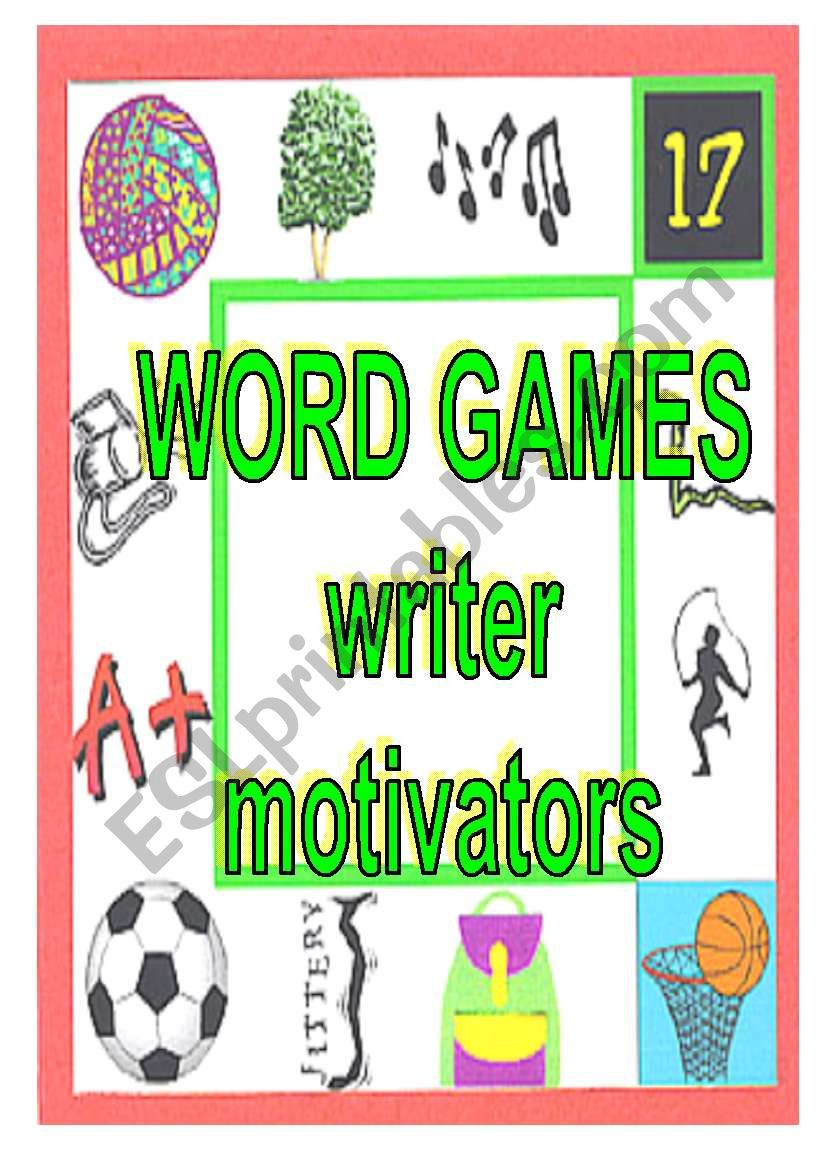 WORD GAMES - writer motivators