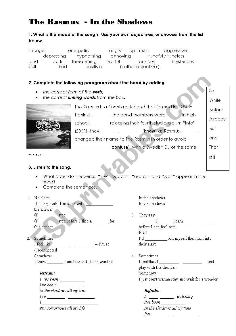 Present Perfect Continuous Song, Discussion Peer Pressure Gang Culture