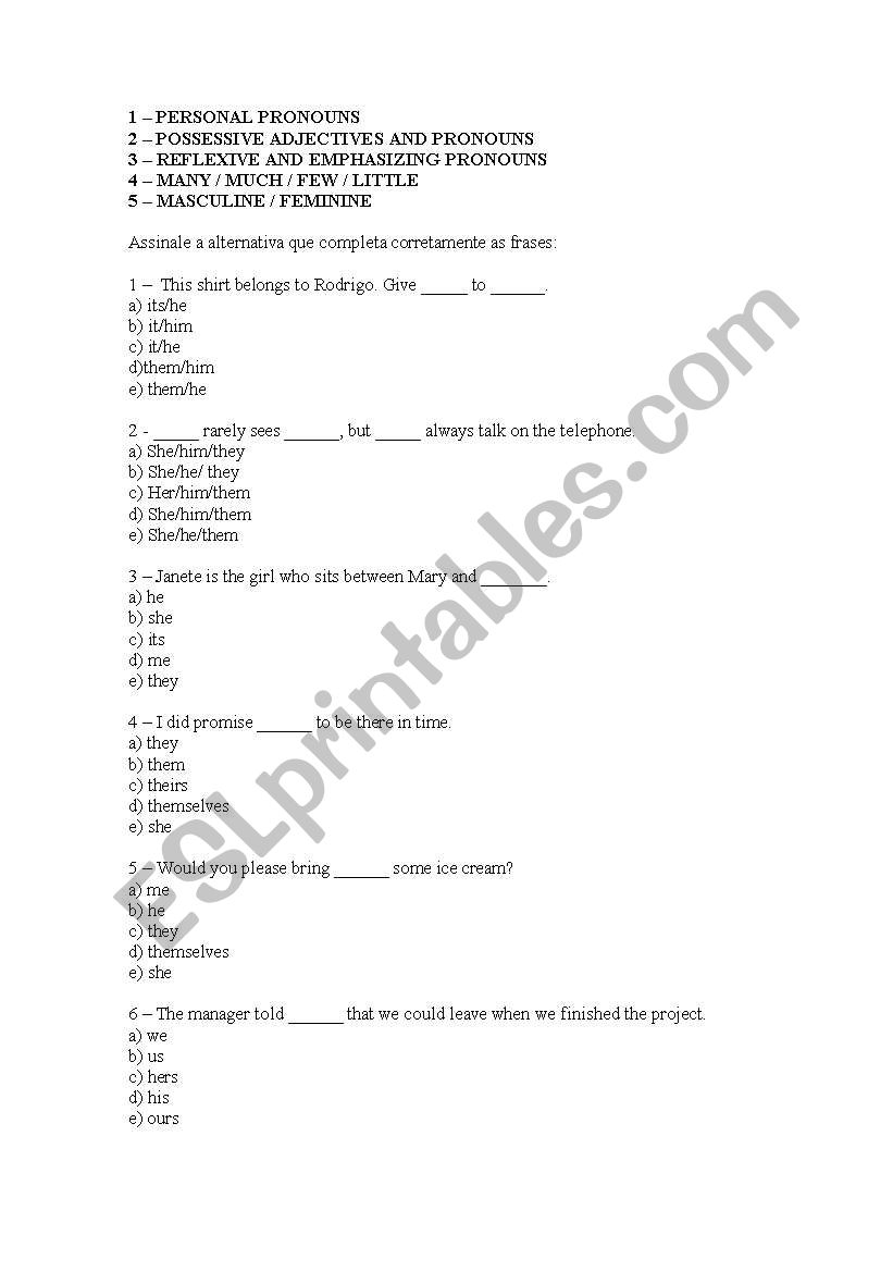 flah back worksheet