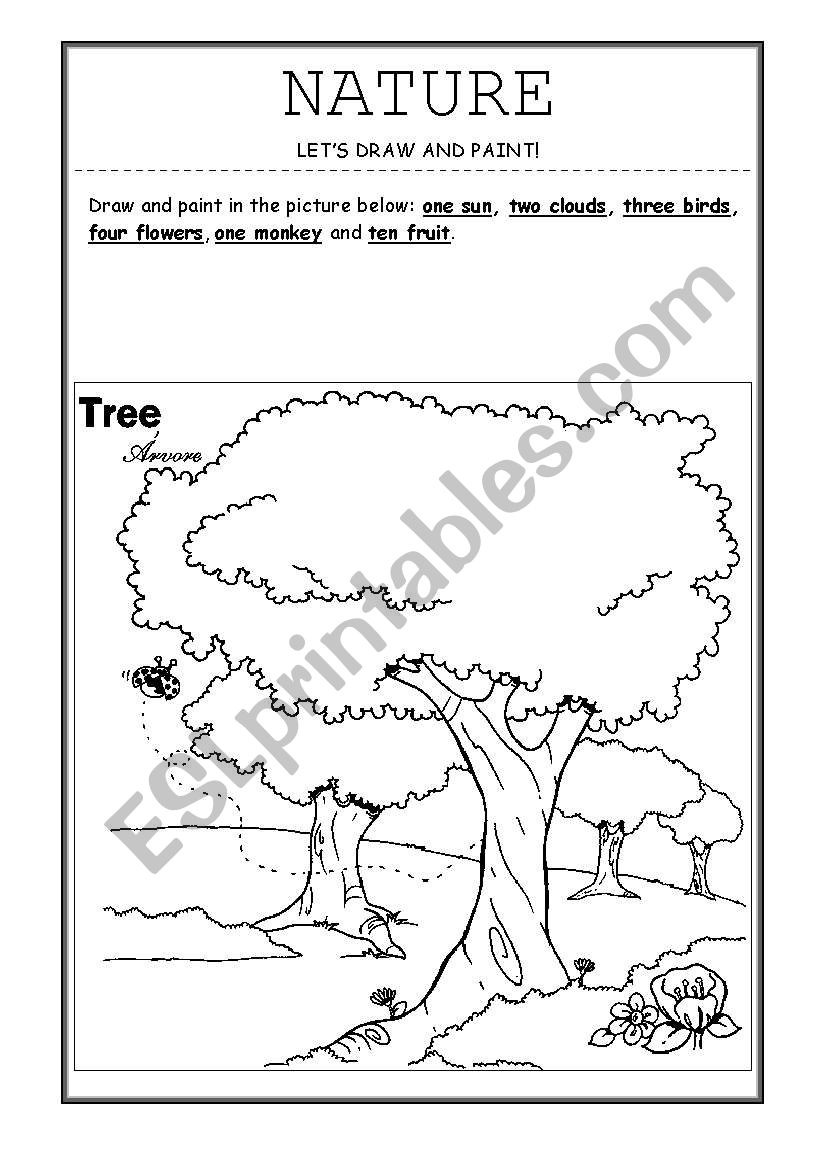 Nature worksheet