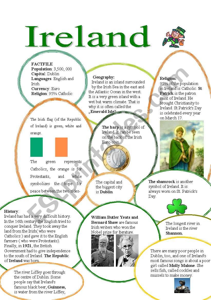 Ireland worksheet