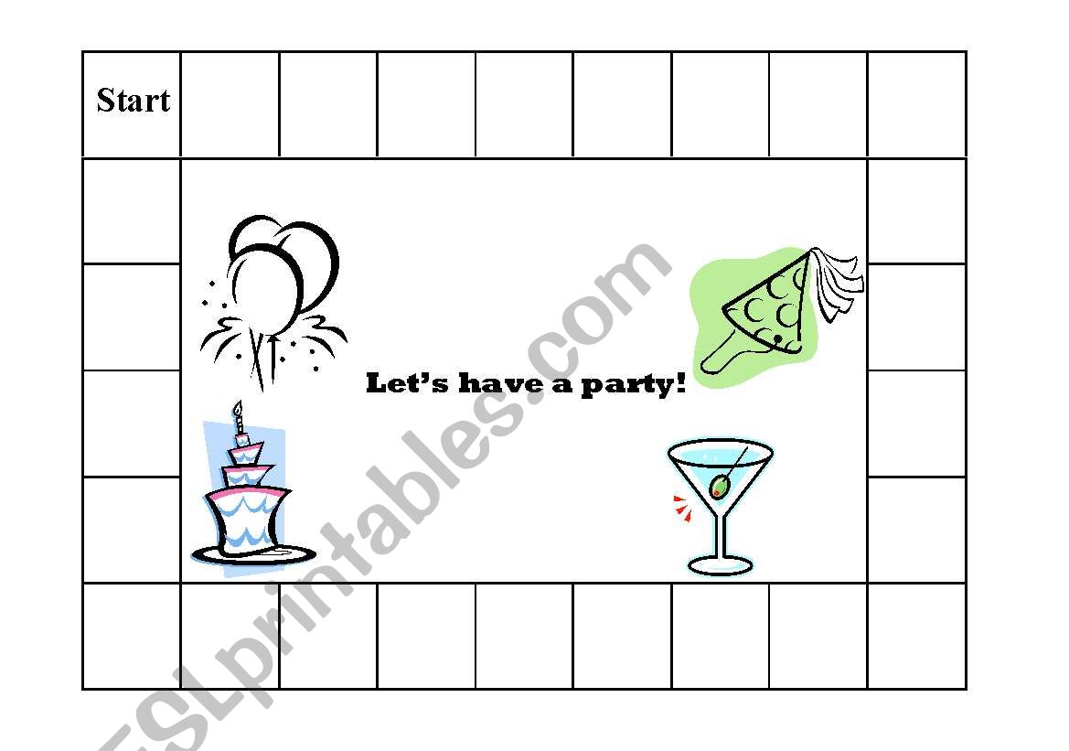 Party Game worksheet