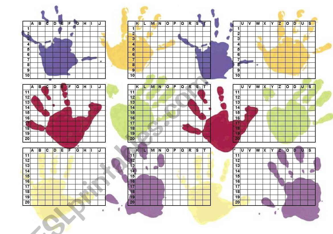 Grasping in ABC and Numerals worksheet