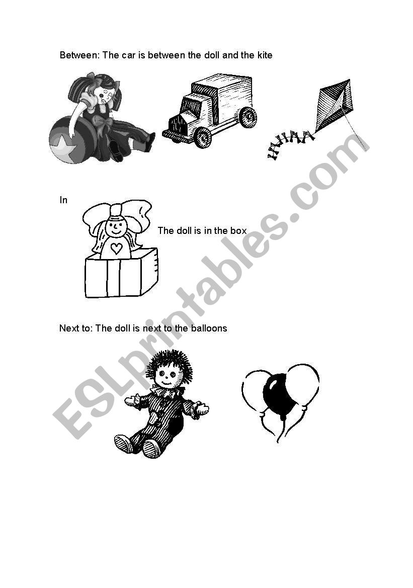 Prepositions worksheet